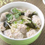 20.Pork And Chinese Spinach Wonton Soup (10 Pcs)