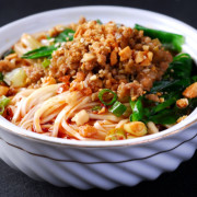 26.Dan Dan Spicy Pork Mince Noodles Soup